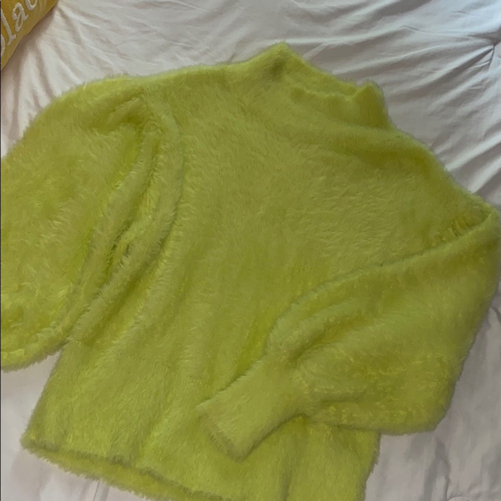 Neon Yellow lightweight sweater (ASOS)